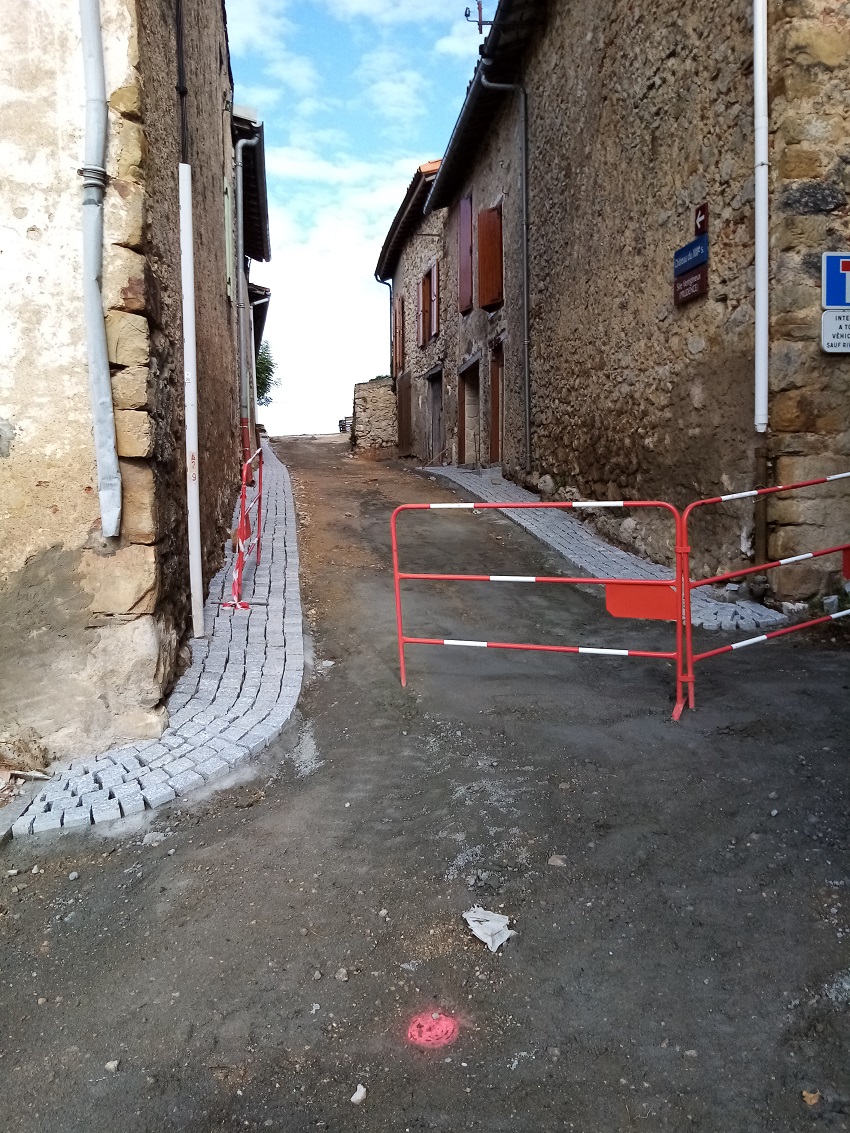 début des travaux